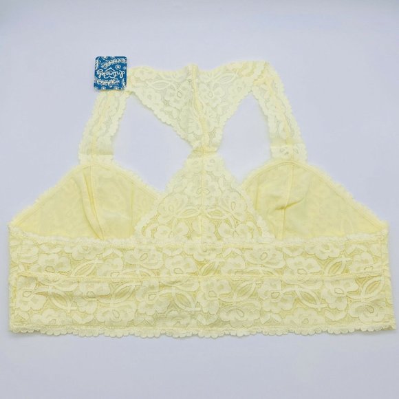 Free People Galloon Lace Racerback Bralette Bra - Picture 4 of 8